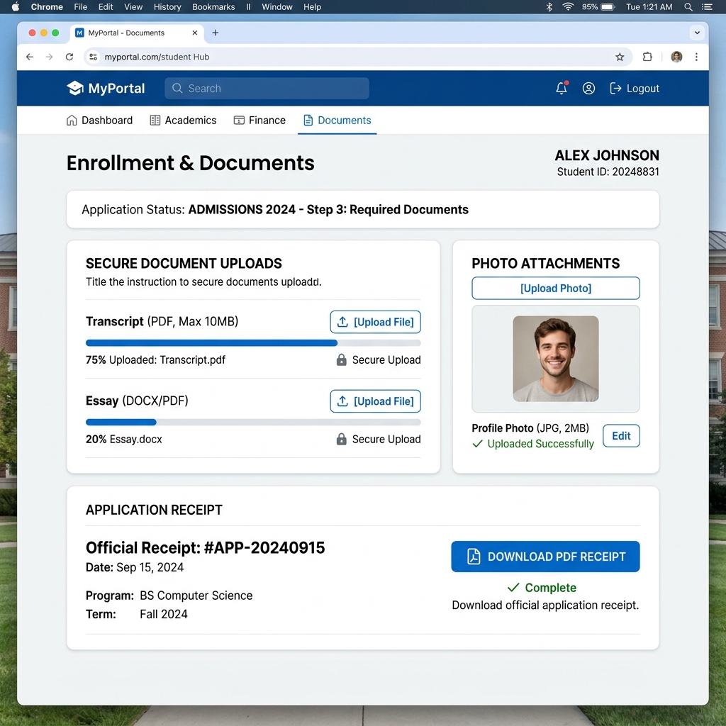 Secure Document Uploads and PDFs